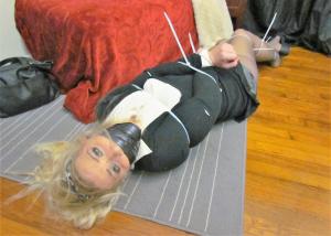 misswhitneymorgan.com - Miss Whitney: Librarian Zip Tie Bound - Photos thumbnail